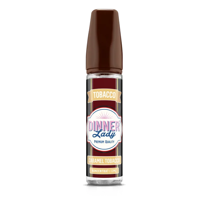 DINNER LADY LONGFILL 12ml/60ml CARAMEL TOBACCO