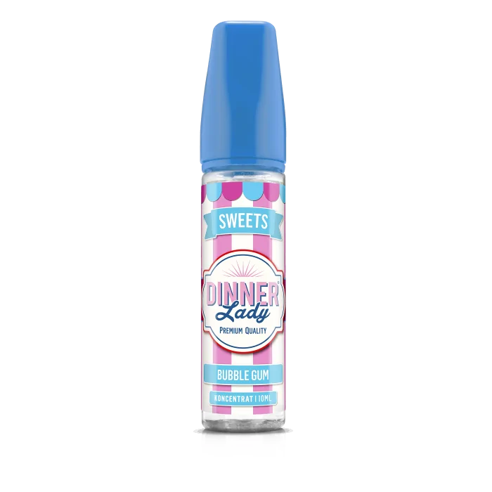 DINNER LADY LONGFILL 10ml/60ml BUBBLEGUM