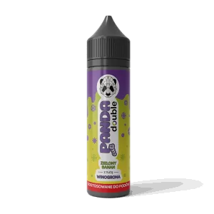 Panda Eats Double Longfill 10 ml Zielony Banan Winogrono