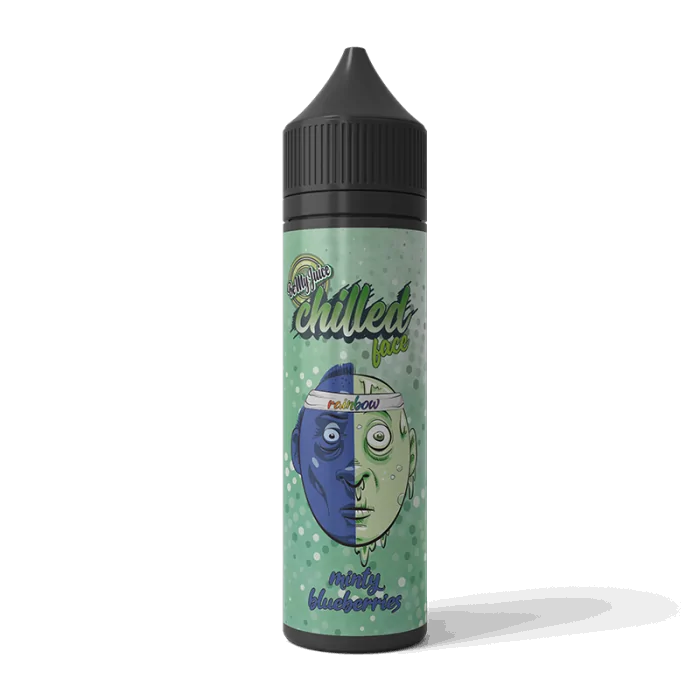 BeMyJuice Chilled Face Rainbow Longfill 10 ml Minty Blueberries