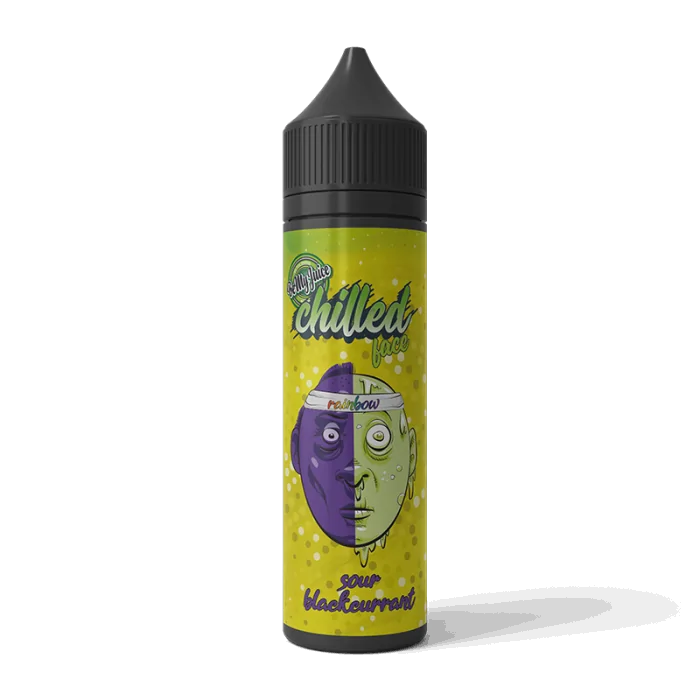 BeMyJuice Chilled Face Rainbow Longfill 10 ml Sour Blackcurrant