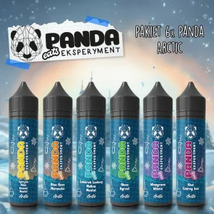 Pakiet 6x Panda Eksperyment Arctic Longfill 10 ml