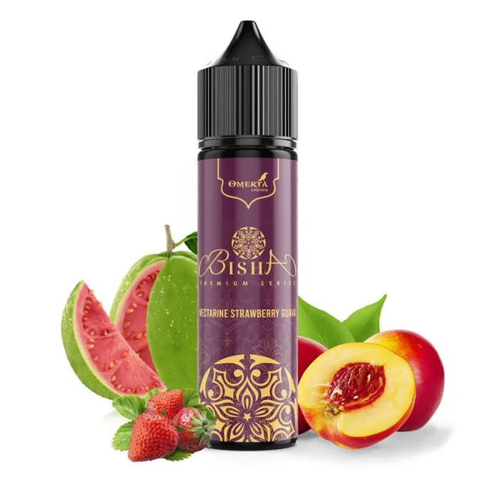 Omerta Longfill 10 ml Bisha Fried Nectarine Strawberry Guava