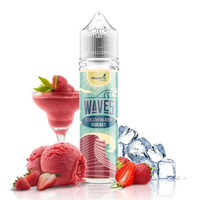 Omerta Longfill 10 ml Waves Strawberry Sorbet