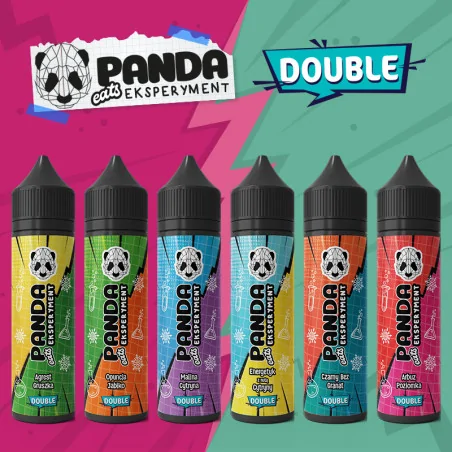 Pakiet 6x Panda Eksperyment Double V2 Longfill 10 ml