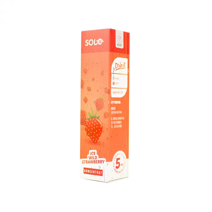 Solo Longfill 5 ml Ice Wild Strawberry